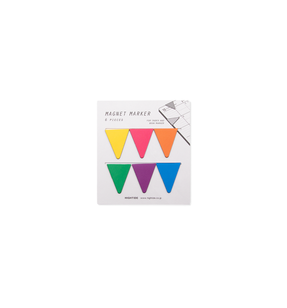 Hightide Magnetic Page Markers, Rainbow