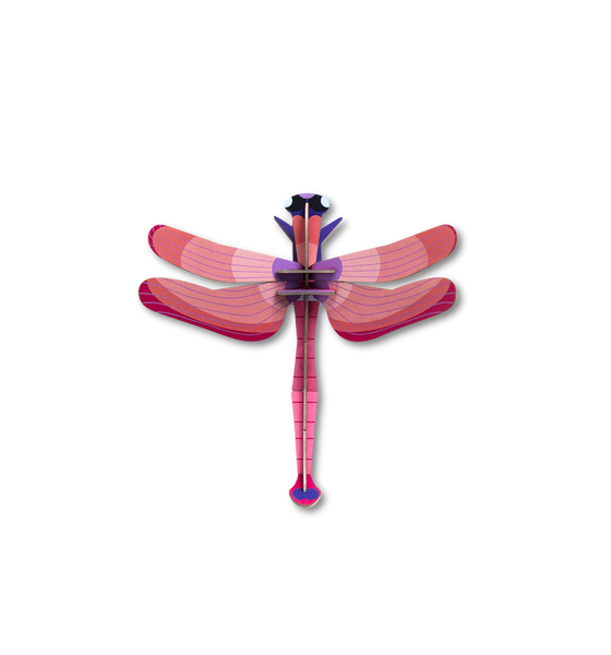 Studio Roof Ruby Dragonfly 3d Wall Decoration