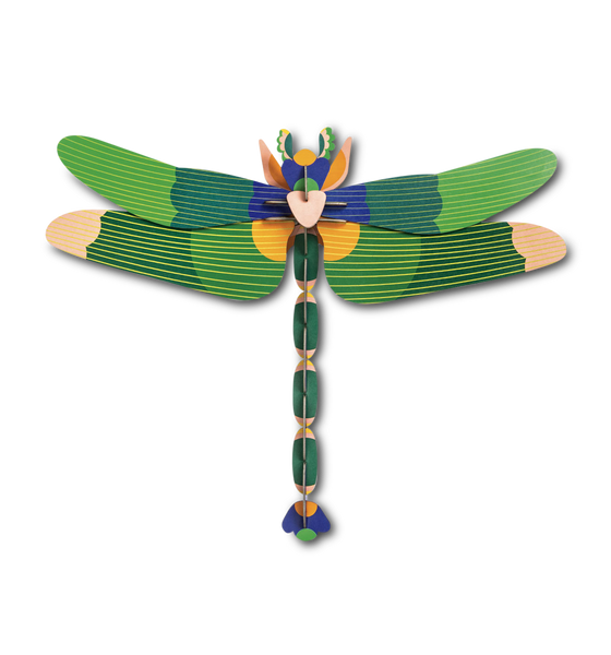 Studio Roof Green Dragonfly 3d Wall Decoration