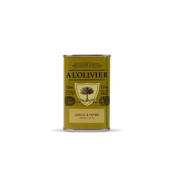 A L'Olivier Garlic And Thyme Infused Extra Virgin Olive Oil