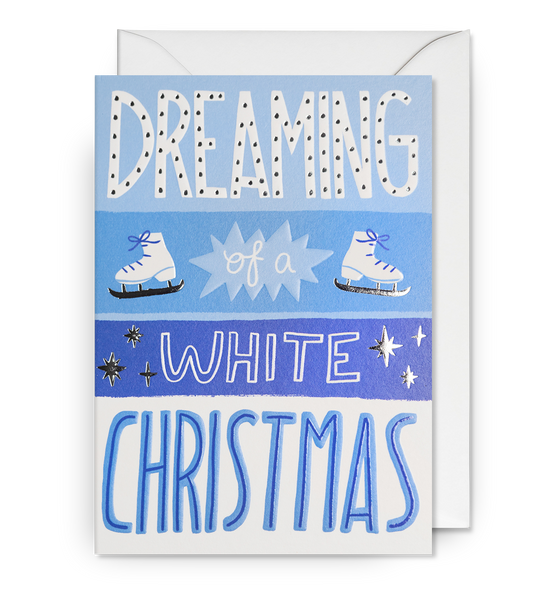 Ruby Taylor Dreaming Of A White Christmas Greeting Card