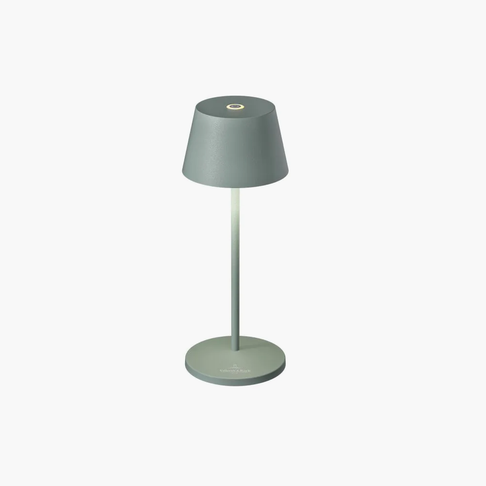 Villeroy & Boch Olive Green Table Lamp Seoul Micro with Battery and Charging Station 
