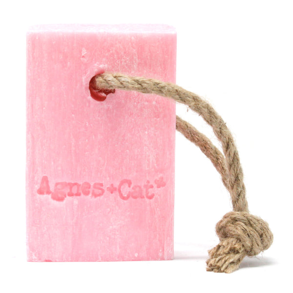 Ancient Wisdom Agnes and Cat Japanese Bloom Soap on a Rope