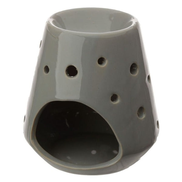 Twenty Three Living Tapered Ceramic Oil Burner with Circular Cut Outs