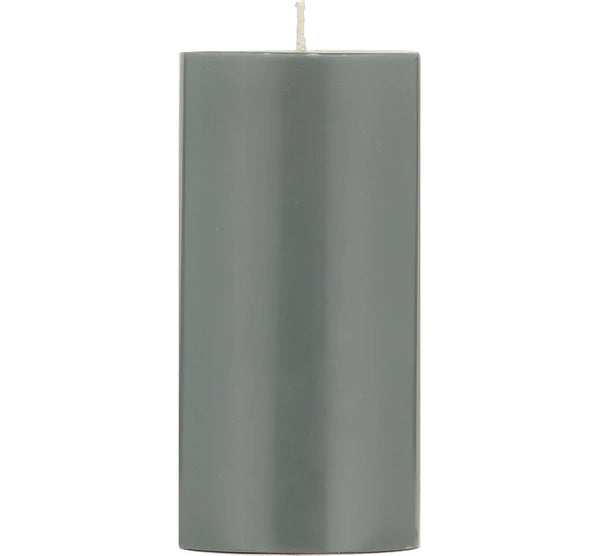 British Colour Standard  15cm Gunmetal Grey Eco Pillow Candle