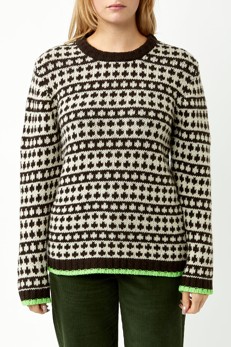 Mads Norgaard Black Coffee Winter White Recycled Kimilla Sweater