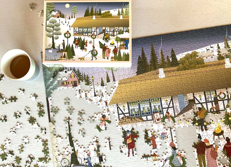 Trouva: 1000 Piece Puzzle - Christmas Tree Farm - Vissevasse