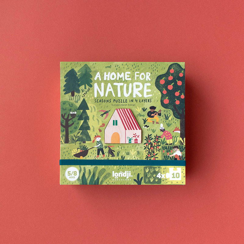Londji Puzzle 4x10 Pezzi - A Home For Nature -londji