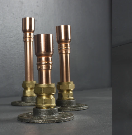 Kopper Kreation Trio Copper Candle Holders