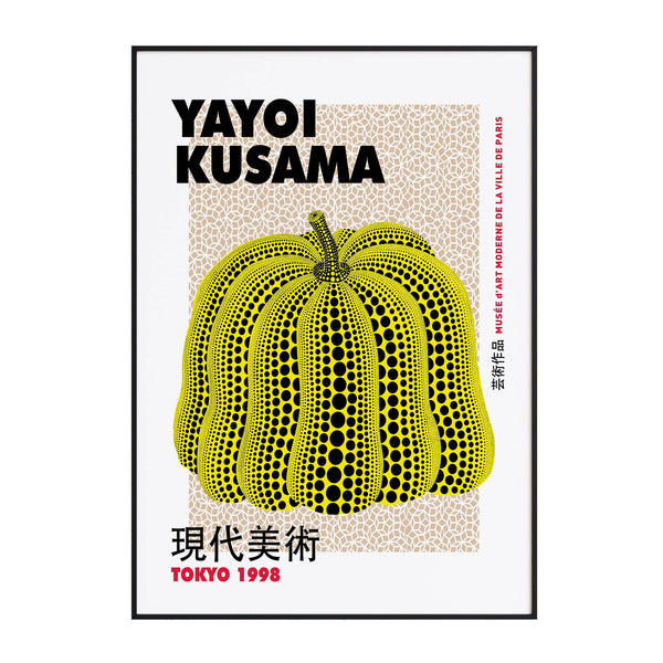 STRAVEE Yayoi Kusama | Yellow Infinity Pumpkin A3 Print