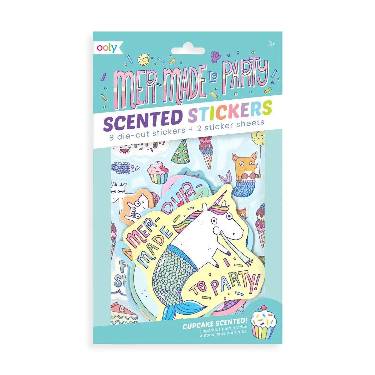 Ooly Ooly Scented Scratch Stickers - Mermade To Party