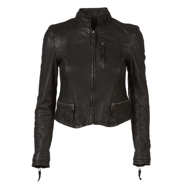 MDK Leather Rucy Jacket - Black