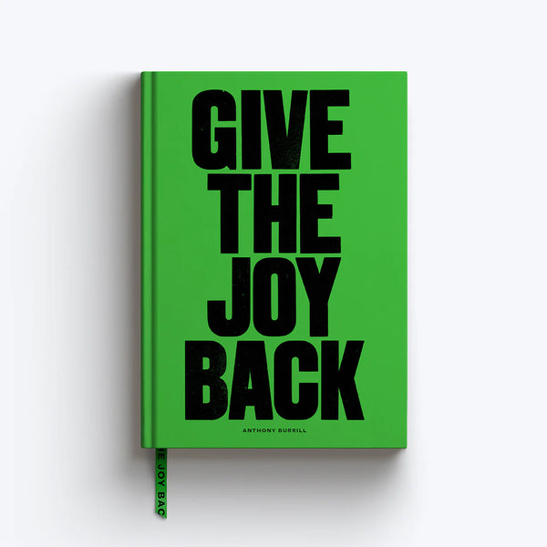 Anthony Burrill 'give The Joy Back' Lined Notebook