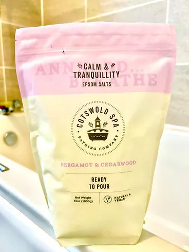 Cotswold Spa Bathing Company Calm & Tranquillity 'Ready To Pour' Pouch with Bergamot & Cedarwood