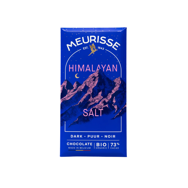 Meurisse Himalayan Salt In 73% Dark Chocolate 100g