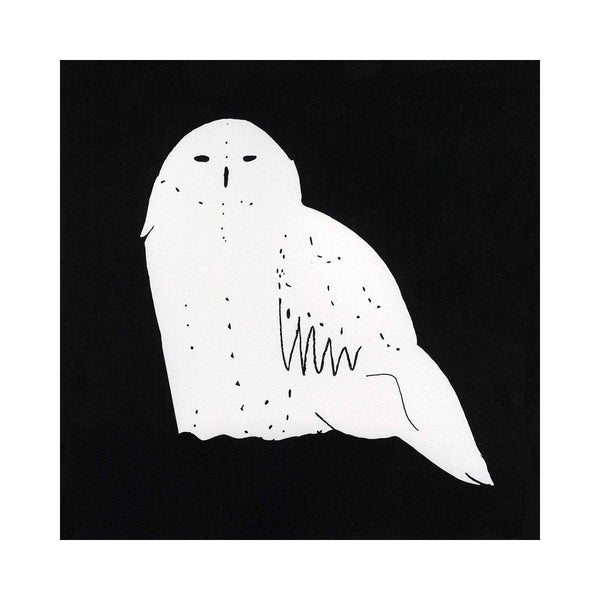 Susie Wright Snowy Owl Screen Print