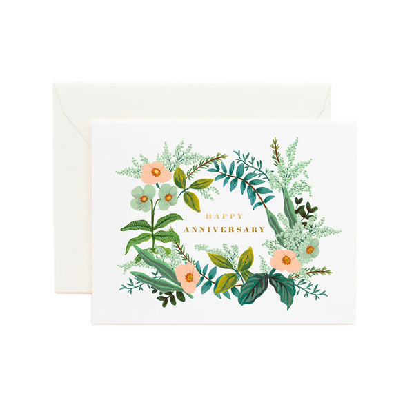 Rifle Paper Co. Anniversary Bouquet Card