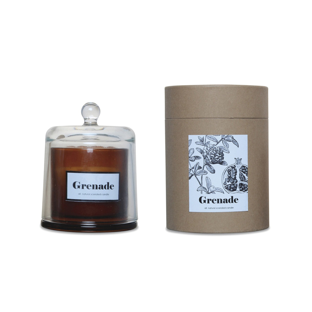 Terra Nomade Pomegranate Scented Candle in a Bell Jar
