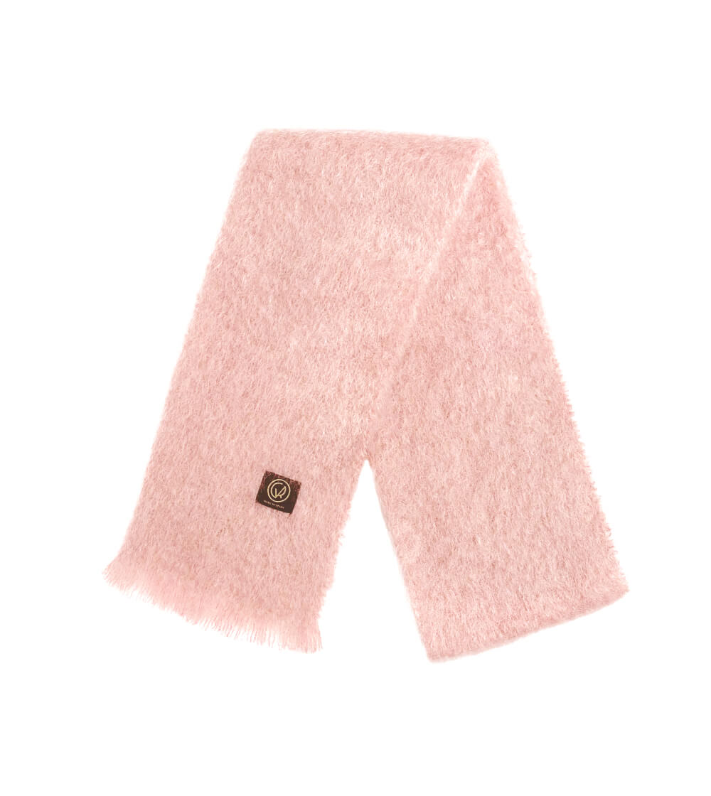 Ezcaray Pink Mohair Scarf (#603) 170x18 cm 