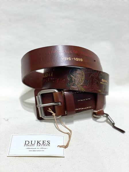 Dukes Legends 4cm Belt Brown