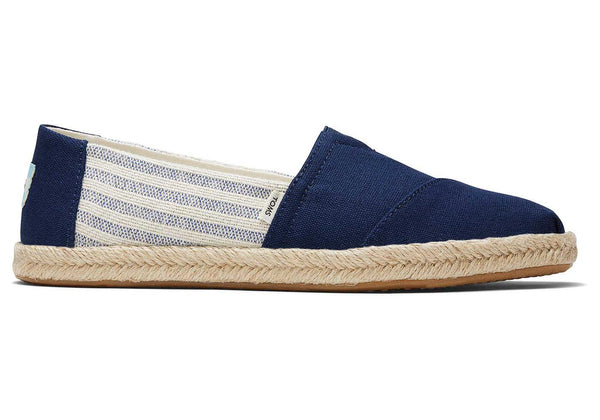 TOMS Womens Recycled Cotton Rope Navy University