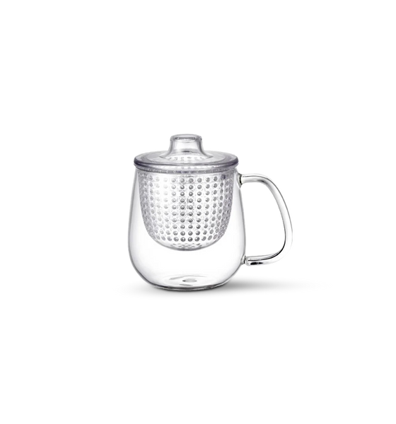 Kinto Unitea Glass Mug With Tea Infuser, 450 Ml