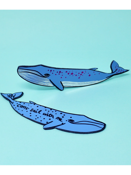 Ark Colour Design Whale ‘sail With Me’ Bookmark