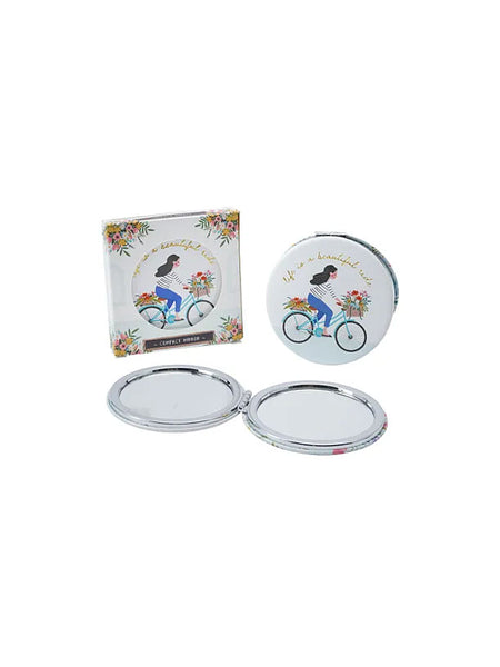 CGB Giftware The Flower Market 'life Is…' Compact Mirror