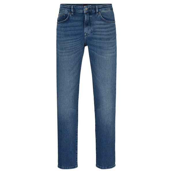 Boss Remaine Regular Fit Jeans - Compass Mid Blue Stretch