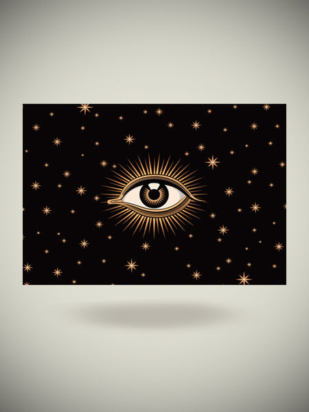 pôdevache Individual De Vinilo 'eye & Stars' - 33x45 Cm