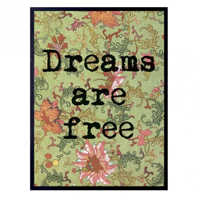 Vanilla Fly Dreams Are Free Print *30% Off*