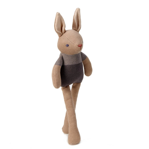 Threadbear Bunny Doll - Taupe & Grey