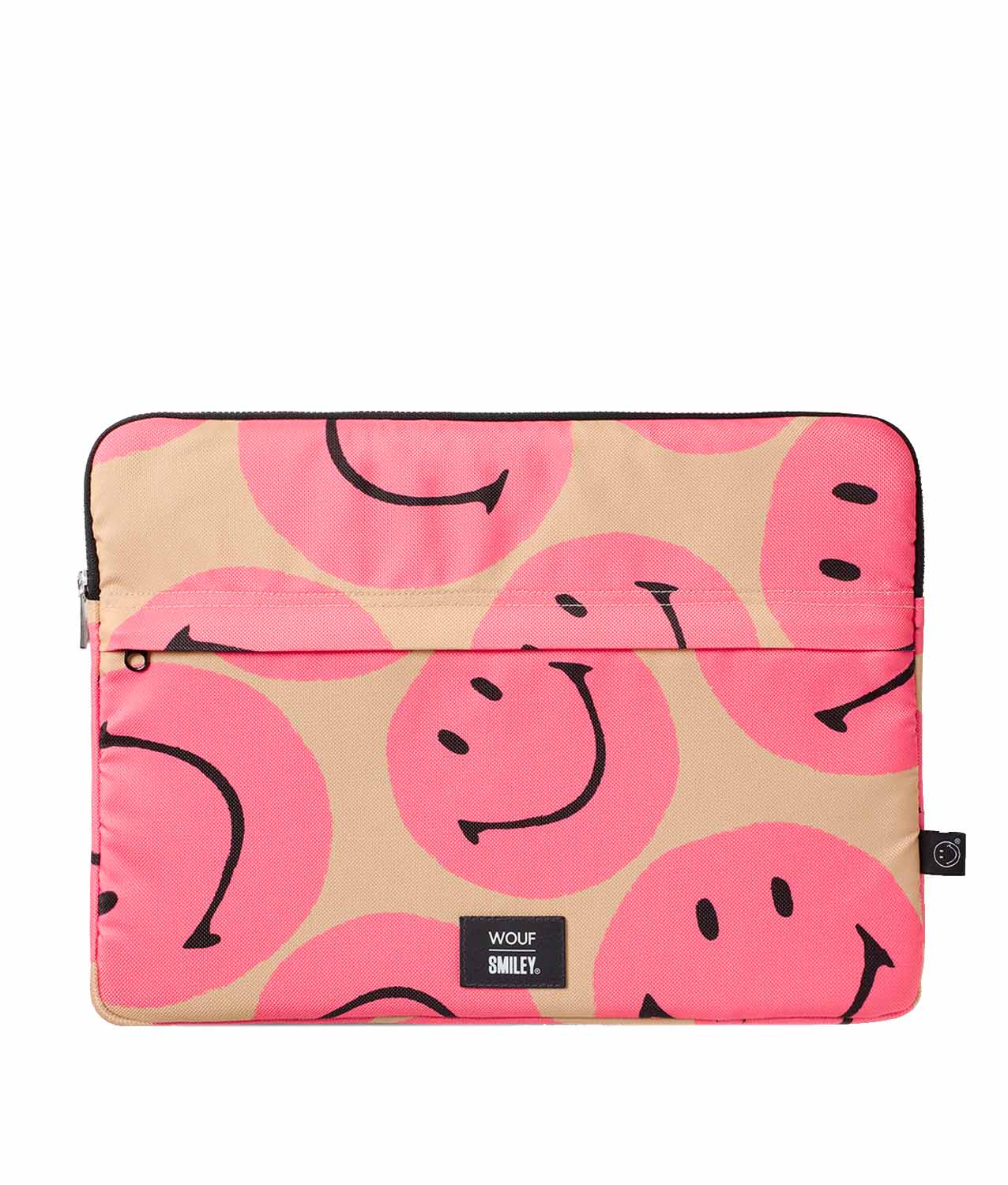wouf-pink-smiley-13-14inch-laptop-sleeve