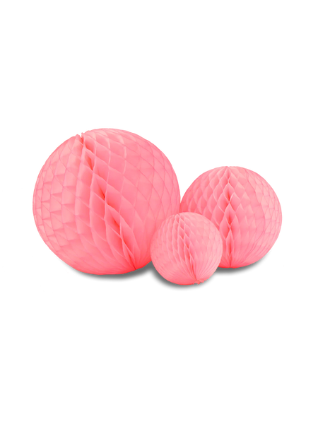 The Conscious Honeycomb Ball Trio - Candy Pink