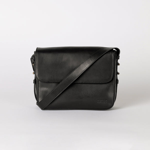 O My Bag  Gina Black Classic Leather Bag