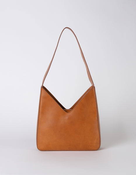 O My Bag  Vicky Cognac Classic Leather Bag