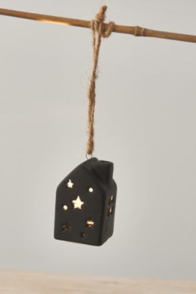 Gainsborough Giftware Led Black House Tree Decoration
