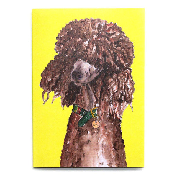 Hiro + Wolf The Poodle Greetings Card