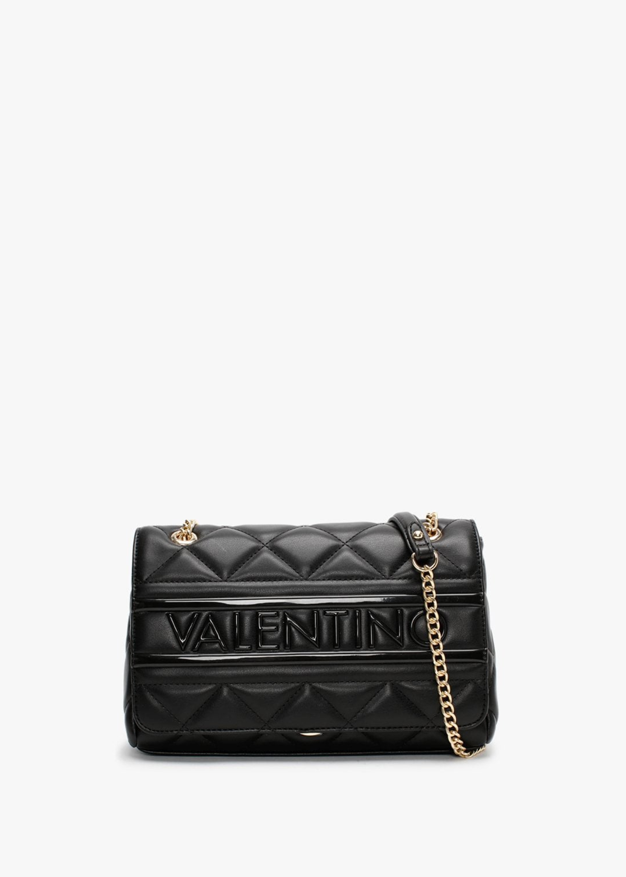Valentino Ada Black Quilted Satchel Bag