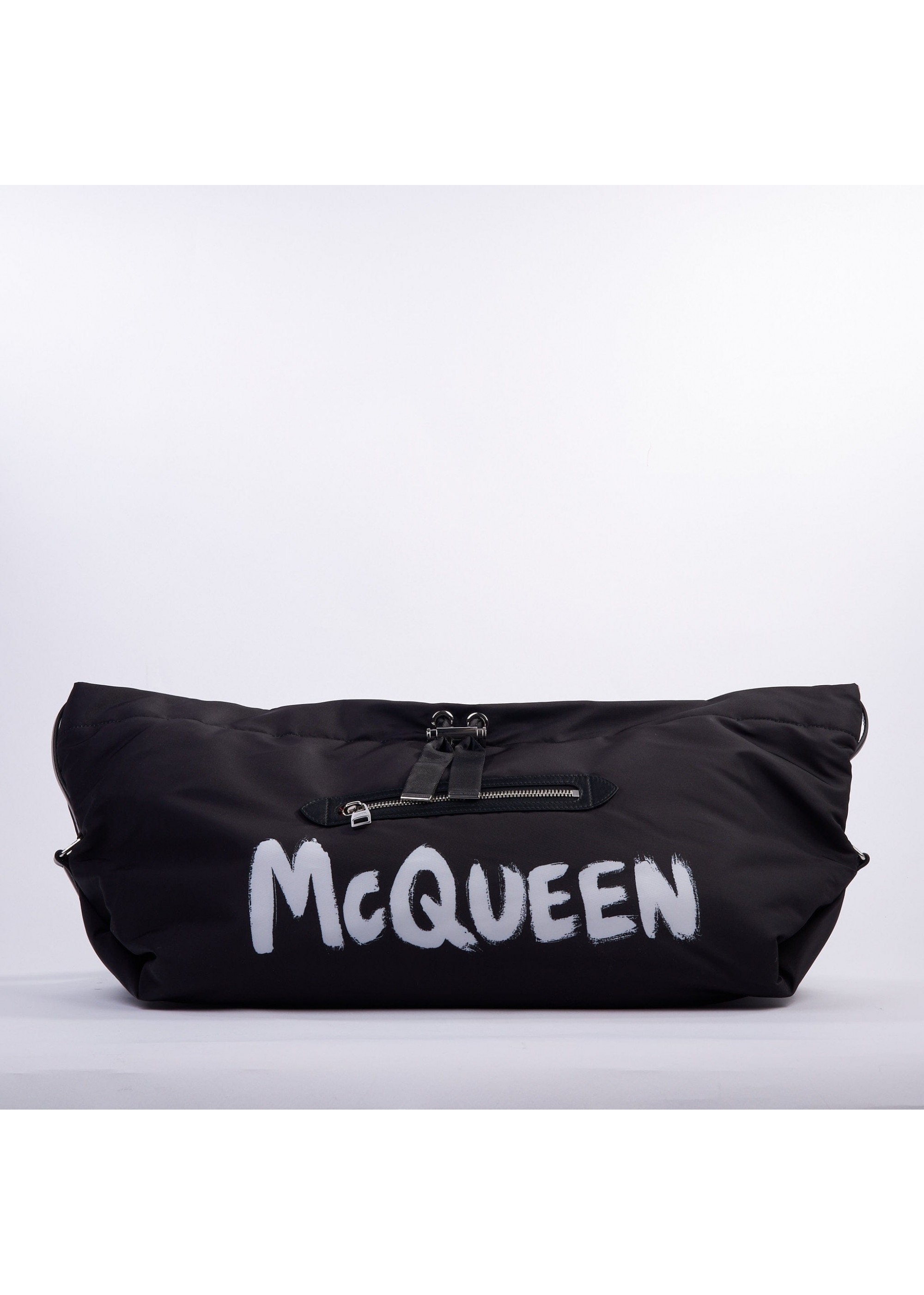 Alexander McQueen  Alexander Mcqueen Women's Graffiti Bundle Black Shoulder Bag
