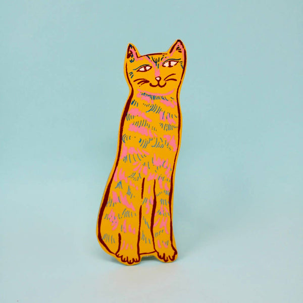 Ark Colour Design Cat Tails Bookmark: Yellow