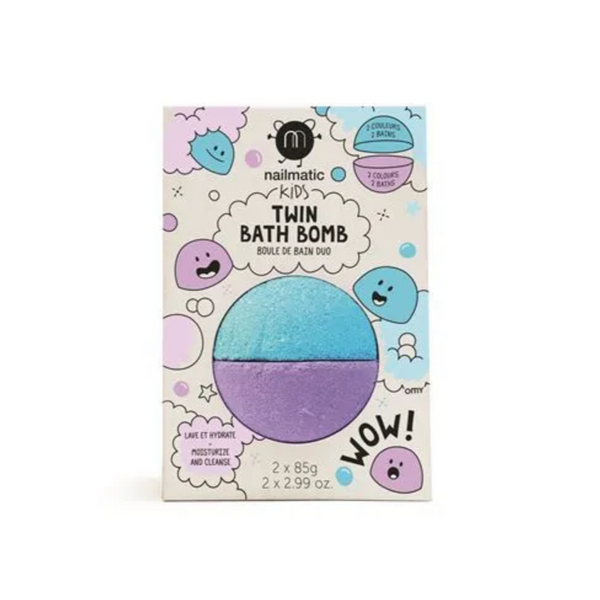 Nailmatic Bath Bomb Twin Blue And Violet