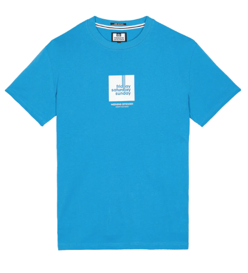 Weekend Offender 72 Hours Short-Sleeved T-Shirt (Azure Blue)
