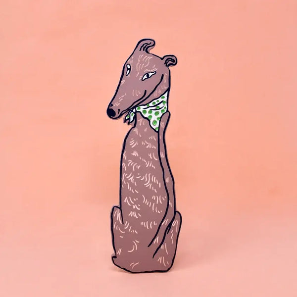 Ark Colour Design Dog Tails Leather Bookmark