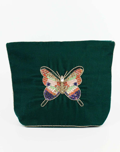 My Doris Jewelled Butterfly Make Up Bag