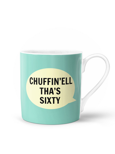 Dialectable New Chuffin’ell Tha’s Sixty Mug