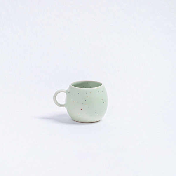 TUSKcollection Green Party Speckle Mug Espresso Size