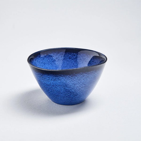 TUSKcollection Ice Fire Vivid Blue Ceramic Bowl