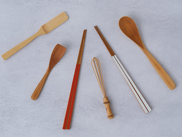 wagumi Red Square Bamboo Chopsticks