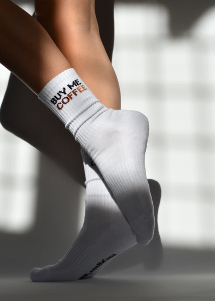 Soxygen Socks Buy Me Coffee Socks - Ombre One Size